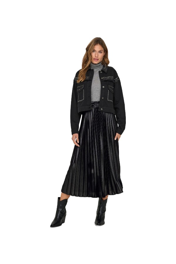 ONLLYON PLEATED SHINE SKIRT JRS NOOS