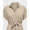ONLJAKIRI LINEN S/S SHIRT DRESS PTM