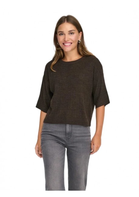ONLY ΓΥΝΑΙΚΕΙΑ ΠΛΕΚΤΗ ΜΠΛΟΥΖΑ ΠΟΥΛΟΒΕΡ ONLTHEA SS O-NECK 15353023