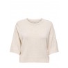ONLY ΓΥΝΑΙΚΕΙΑ ΠΛΕΚΤΗ ΜΠΛΟΥΖΑ ΠΟΥΛΟΒΕΡ ONLTHEA SS O-NECK 15353023
