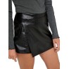 ONLREBEL HW FAUX LEATHER SKORT XT PNT