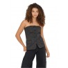 ONLY ΓΥΝΑΙΚΕΙΟ ΓΙΛΕΚΟ ONLMARNIE S/L BUT TUBE WAISTCOAT TLR 15357612