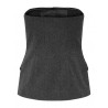 ONLY ΓΥΝΑΙΚΕΙΟ ΓΙΛΕΚΟ ONLMARNIE S/L BUT TUBE WAISTCOAT TLR 15357612