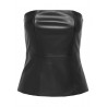 ONLY ΓΥΝΑΙΚΕΙΑ ΜΠΛΟΥΖΑ ΔΕΡΜΑΤΙΝΗ ONLSTORY FAUX LEATHER TUBE TOP PNT 15357713