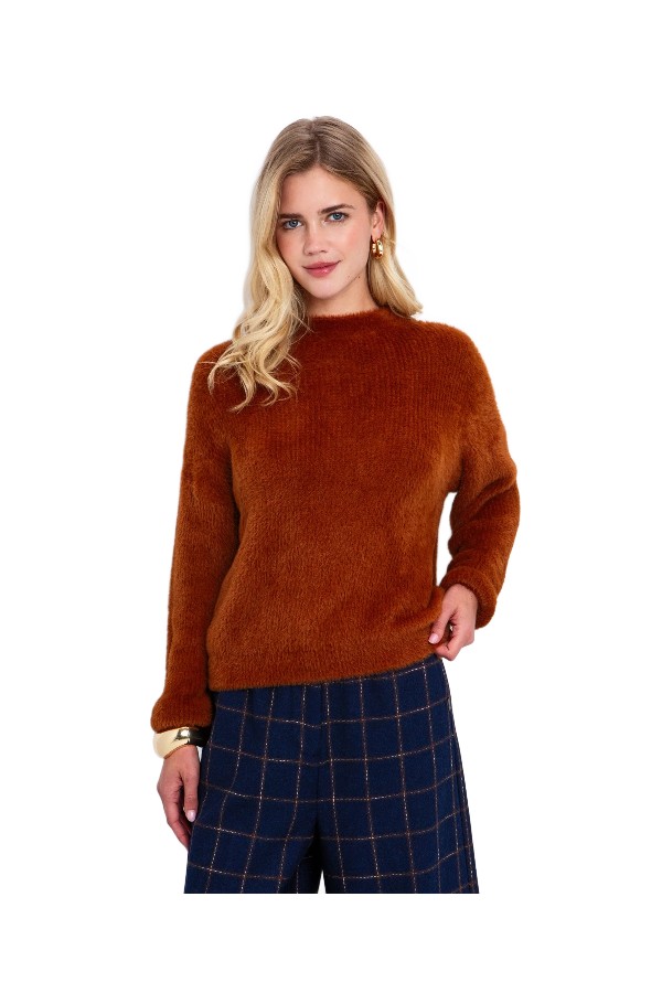 ΤΟΙ & ΜΟΙ Fluffy one size πουλόβερ 70-4919-225