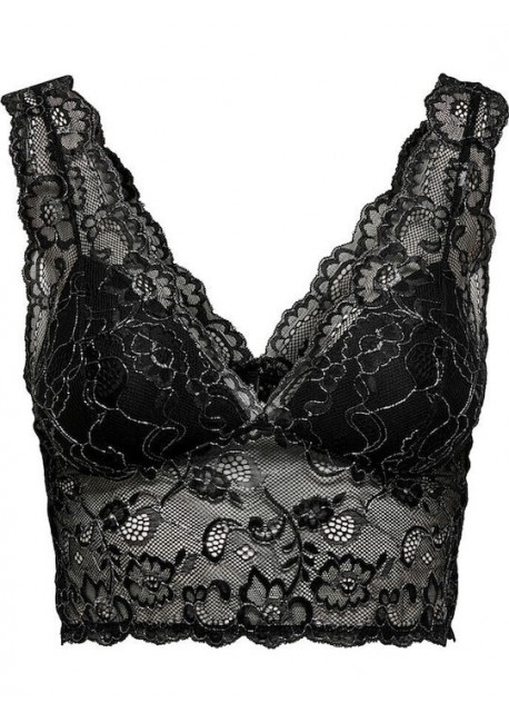 ONLCHLOE LACE GLITTER BRA ACC