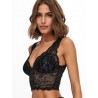 ONLCHLOE LACE GLITTER BRA ACC