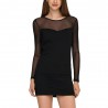 ONLHEART-BECKI L/S MIX BODYCONDRESS WVN