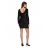 ONLCONFIDENCE L/S DEEP SEQUINS DRESSJRS.