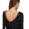 ONLCONFIDENCE L/S DEEP SEQUINS DRESSJRS.