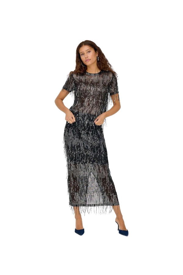 ONLY ΓΥΝΑΙΚΕΙΑ ΜΑΚΡΙΑ ΦΟΥΣΤΑ ΜΕ ΠΑΓΙΕΤΑ ONLSPACY HW LONG SEQUINS SKIRT WVN 15359937