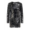 ONLEVELDA LS SEQUIN DRESS WVN