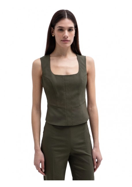 TOI & MOI Tailored τοπ με ραφές 30-5772-126