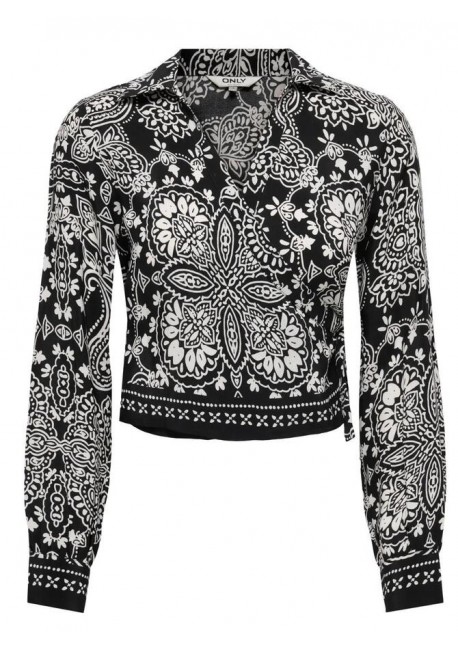 ONLEMZA AJA L/S KNOT TOP WVN