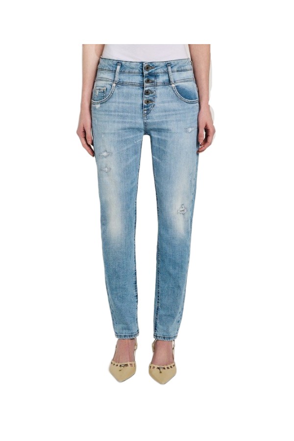 Irene Wmn Pant Cropped 98,5%Co 1,5%Ea