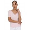 ONLY ΓΥΝΑΙΚΕΙΑ ΜΠΛΟΥΖΑ ONLRILLA S/S V-NECK LACE TOP JRS 15369760
