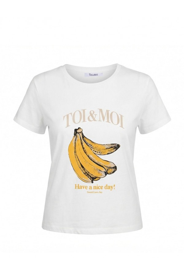 TOI & MOI T-shirt με στάμπα banana 80-6746-126