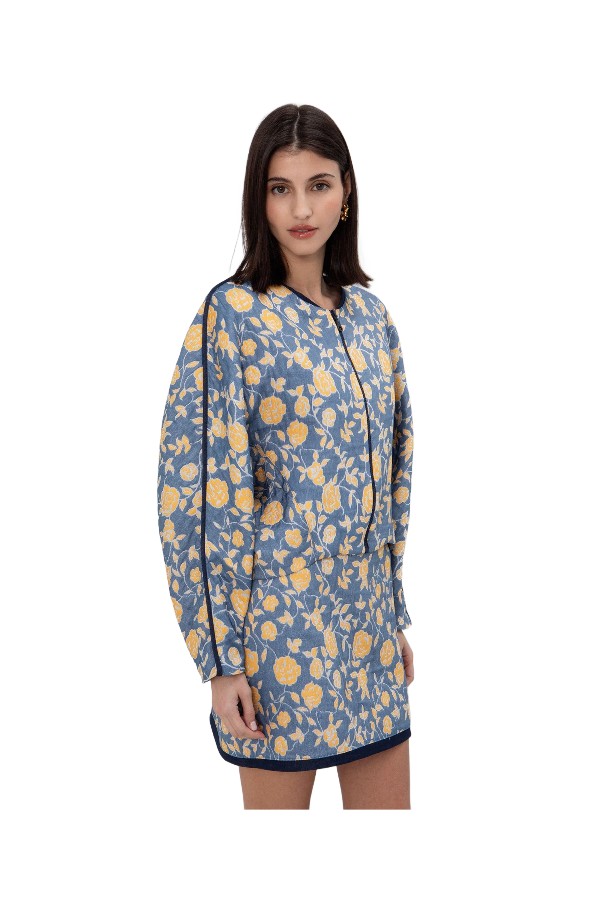 TOI & MOI Μπροκάρ bomber floral 40-0867-126