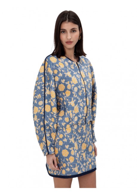 TOI & MOI Μπροκάρ bomber floral 40-0867-126