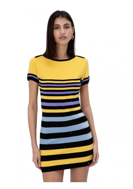 TOI & MOI Πλεκτό φόρεμα με ρίγα 50-6808-126