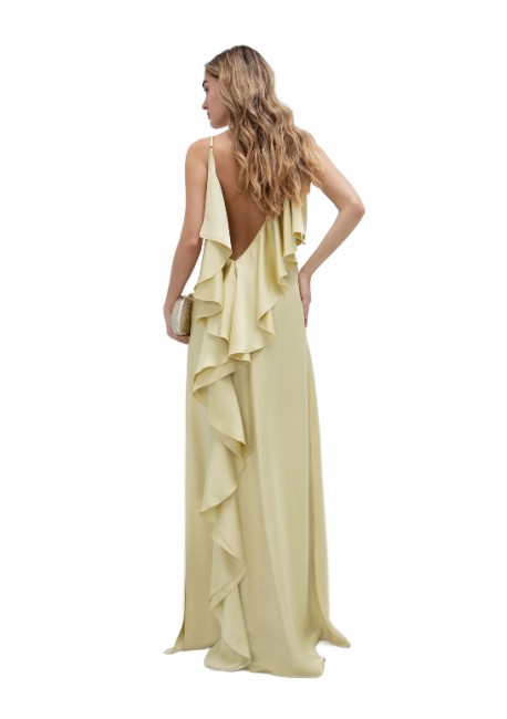 TOI & MOI Maxi φόρεμα με βολάν 50-6885-126