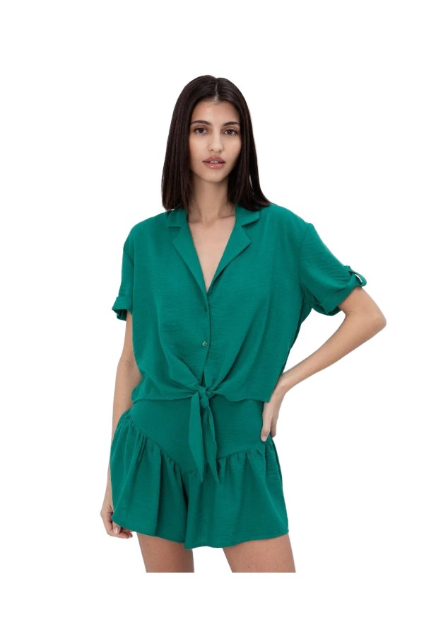 TOI & MOI Πουκάμισο με κόμπο 30-5807-126