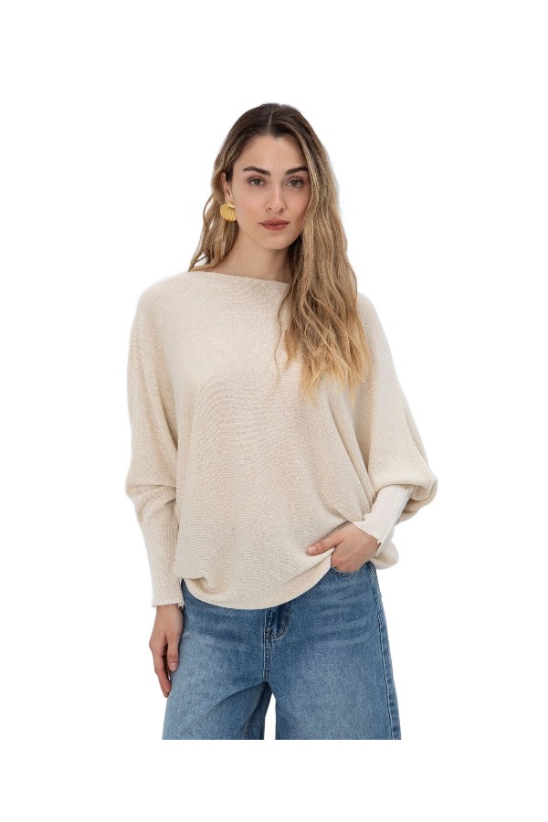 TOI & MOI Πλεκτή μπλούζα lurex 70-4963-126