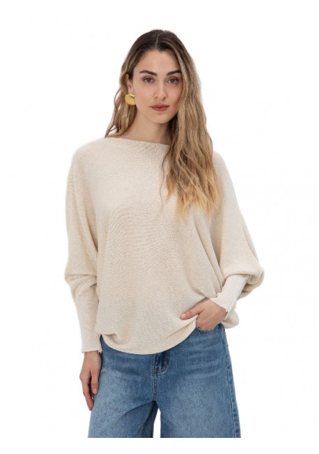 TOI & MOI Πλεκτή μπλούζα lurex 70-4963-126