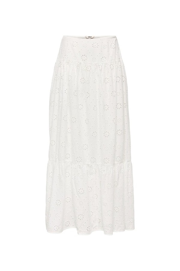 ONLY ΓΥΝΑΙΚΕΙΑ ΦΟΥΣΤΑ ONLALITHEA LONG EMB SKIRT WVN 15371176