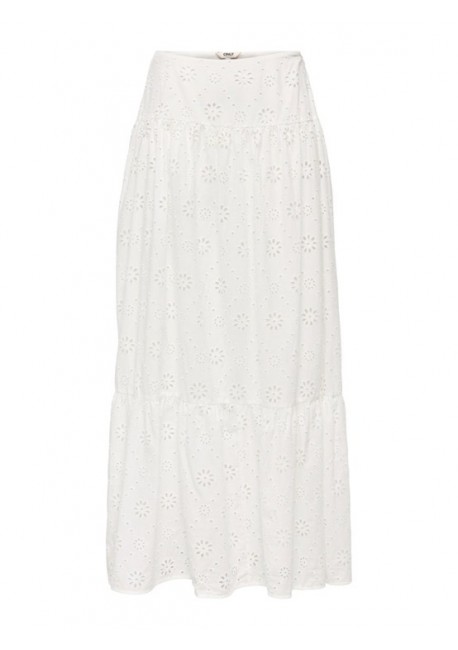 ONLY ΓΥΝΑΙΚΕΙΑ ΦΟΥΣΤΑ ONLALITHEA LONG EMB SKIRT WVN 15371176