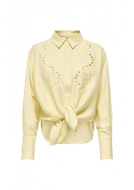 ONLBIRONA LINO L/S TIE SHIRT WVN SUD