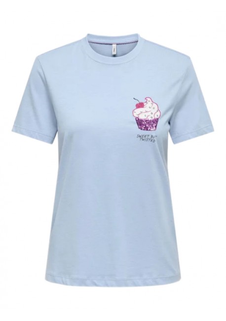 ONLKITA S/S GLAM TOP BOX JRS