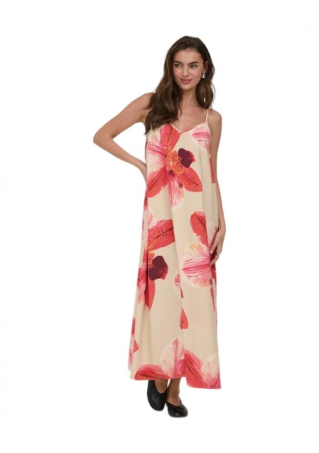 ONLRESI-ELANOR STRAP BIG FLOWR DRESS WVN