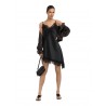 ONLY ΓΥΝΑΙΚΕΙΟ ΦΟΡΕΜΑ ONLINDONA STRAP SATIN LACE DRESS WVN 15382051