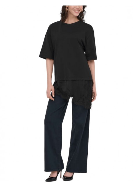ONLY ΓΥΝΑΙΚΕΙΑ ΜΠΛΟΥΖΑ ONLMADELYN S/S LACE TOP JRS 15384756