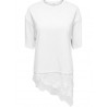 ONLY ΓΥΝΑΙΚΕΙΑ ΜΠΛΟΥΖΑ ONLMADELYN S/S LACE TOP JRS 15384756