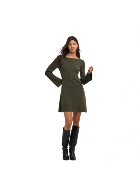 ONLTESSIE LS BOATNECK DRESS KNT