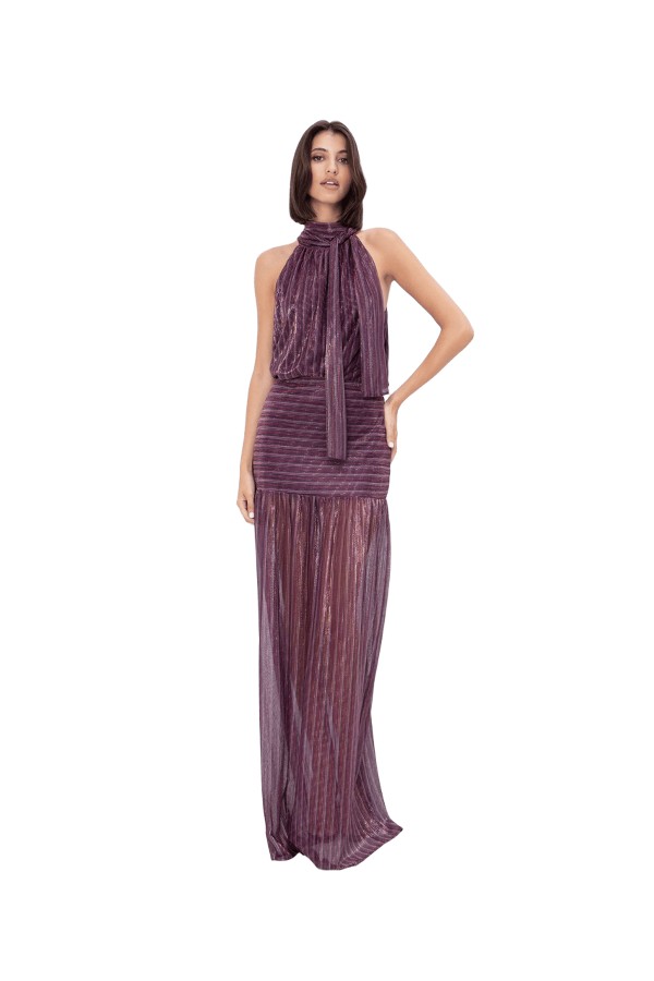 TOI & MOI Lurex φούστα ριγέ 10-4056-226