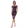 TOI & MOI Midi floral τούλινο φόρεμα 50-6965-226