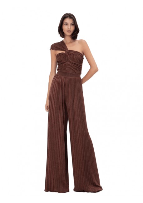 TOI & MOI Lurex παντελόνα πλισέ 20-6001-226