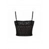TOI & MOI Μαύρο Lace Crop Top 80-6859-226