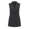 TOI & MOI Tailored γιλέκο ριγέ 40-0905-226