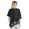 STAFF JEANS Γυναικεία Μπλούζα Σατέν Κοντό Μανικι 63-010.056