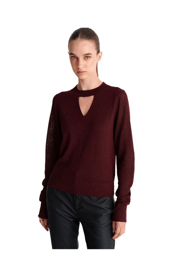 ALE Μπλόυζα πλεκτή με cut-out 8P23820