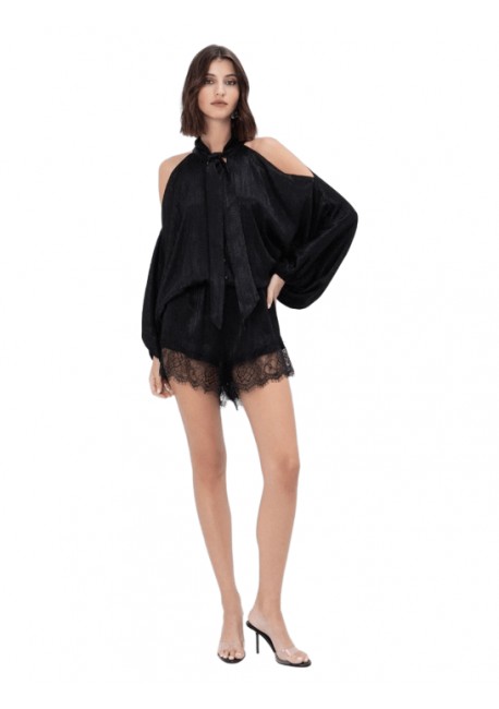 TOI & MOI Ζακάρ playsuit με δαντέλα 20-5998-226
