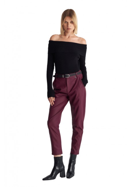 FAUX LEATHER PANTS