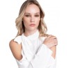 TOI & MOI Μπλούζα με cut out & φιόγκο 30-5926-226