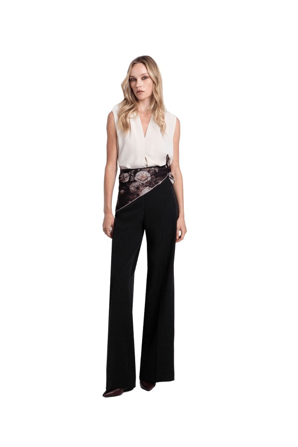TOI & MOI Wide leg ψηλόμεσο παντελόνι 20-6025-226