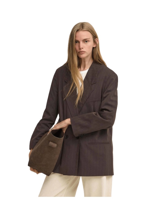 ONLALDEN L/S OVS PINSTRIPE BLAZER TLR