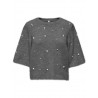 ONLY ΓΥΝΑΙΚΕΙΟ ΠΛΕΚΤΟ ONLDOLLY SS PEARL O-NECK CC KNT 15376284